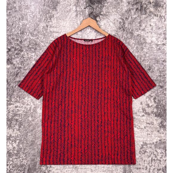 Marimekko Tops - Marimekko Top Medium Womens Relaxed Jersey Knit Patterned Print Short Sleeve